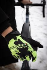 Cappa Racing Rukavice za motor CLERMONT tekstilne kratke crne / fluo M