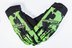 Cappa Racing Rukavice za motor CLERMONT tekstilne kratke crne / fluo M