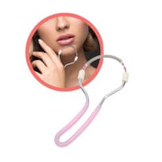 Netscroll Prijenosni epilator za lice, bezbolno uklanjanje dlačica bez iritacije, bez baterija, za osjetljivu kožu i putovanja, EpilStar