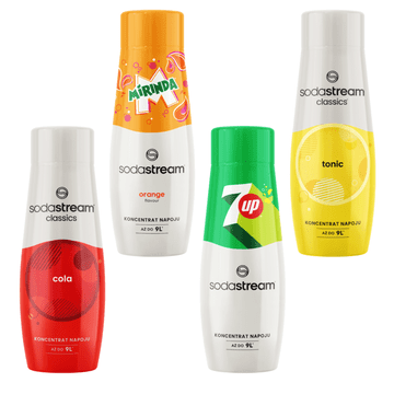 SodaStream SODASTREAM Cola + Mirinda + 7Up + Soda sirupi za saturator, 4 kom.