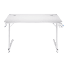 Trust GXT 709W Luminus stol za igranje, RGB, bijela