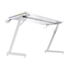 Trust GXT 709W Luminus stol za igranje, RGB, bijela