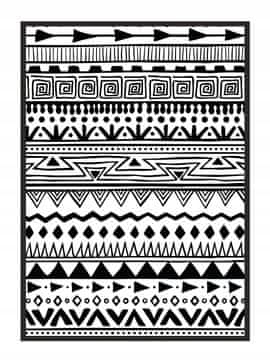 POSTER U OKVIRU 43x33 cm Aztec P698