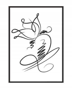 POSTER U OKVIRU 53x73 cm Cvijet P1069
