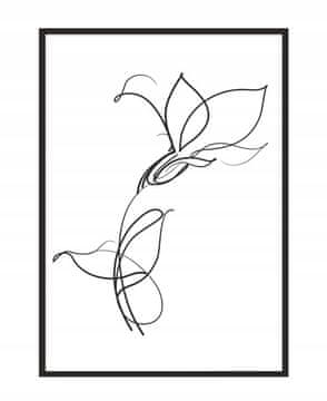 POSTER U OKVIRU 53x73 cm Cvijet P1068