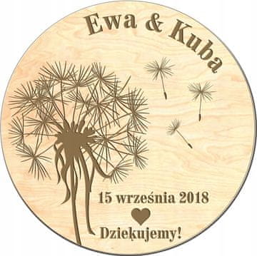 HVALA GOSTIMA NA VJENČANJU, vjenčani MAGNET MK3