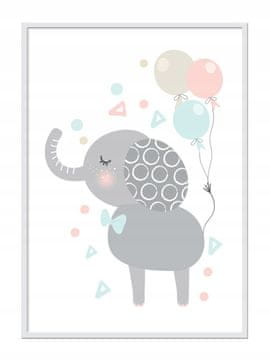 POSTER ZA SLIKE U OKVIRU A4 cm Elephant PD210