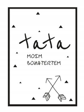 POSTER ZA SLIKE U OKVIRU A4 cm Tata PD023