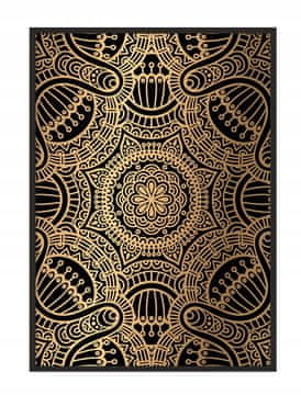 POSTER U OKVIRU 53x73 cm Zlatni P1023