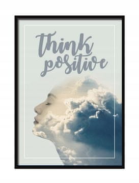 SLIKA, POSTER U OKVIRU 73x53 cm Think P513
