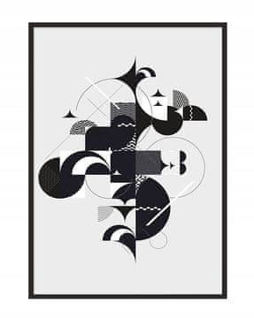 POSTER U OKVIRU 53x73 cm Geometrija P1076