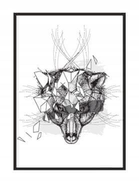 POSTER U OKVIRU 53x73 cm Vuk P1089
