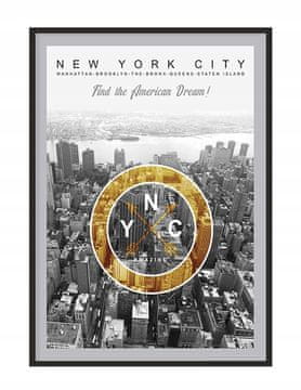 POSTER U OKVIRU 53x73 cm New York P1084