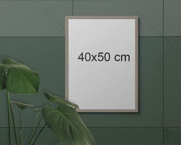 Bilderrahmen 40x50 - Rechteckiger Rahmen - Bilderrahmen aus Holz - Glasscheibe a