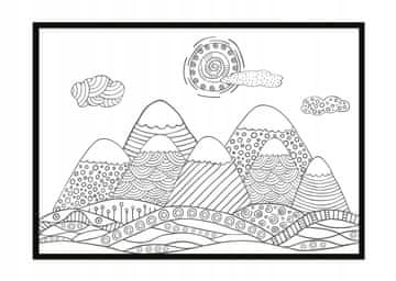 PLAKAT ZA SLIKE U OKVIRU A4 cm Planine PD224