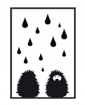 POSTER ZA SLIKE U OKVIRU A4 cm Jež PD162