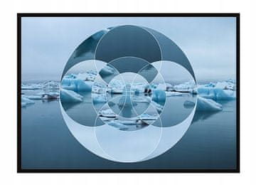OKVIR ZA POSTER 53x73 cm Geometrija More P1685