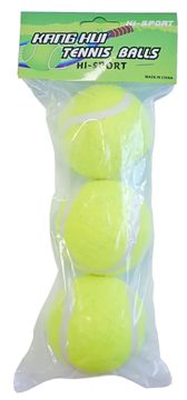 Kubisport Tenis lopte za besplatnu igru - 3 pca u torbi