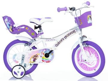 Dino bikes 144gln Unicorn Academy 14 "2025 Dječji krug