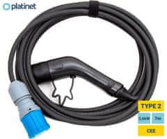 Platinet Prijenosni adapter za električna vozila PPC7M11, za kamper/kombi, 3,6 kW, 16 A, 7 m