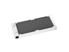 DEEPCOOL AIO Liquid Cooler LT240 komplet za tekuće hlađenje, ARGB, 240 mm, RGB, bijela (R-LT240-WHAMNC-G-1)
