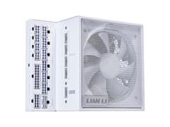 DEEPCOOL Lian Li Edge 12VHPWR napajanje, ATX, 80 PLUS Gold, modularno, bijelo (EG1000G WHITE)