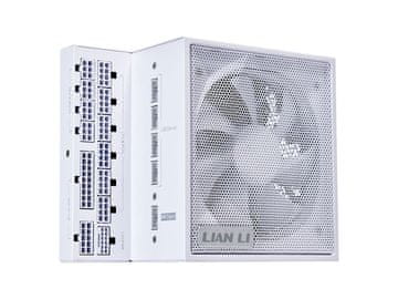 DEEPCOOL Lian Li Edge 12VHPWR napajanje, ATX, 80 PLUS Gold, modularno, bijelo (EG1000G WHITE)