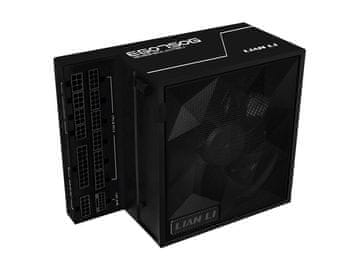 DEEPCOOL Lian Li Edge napajanje, ATX, 750W, 80 PLUS Gold, modularno, crno (EG0750G)