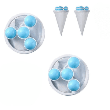 Netscroll 2x Filter za perilicu rublja, ekološki perivi, za više od 600 pranja, hvata dlake i nečistoću, filter vlakana za kućne ljubimce, WashFilter