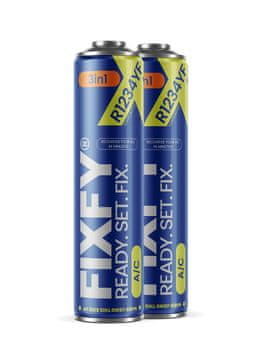 Plin za punjenje klima uređaja FIXFY 3w1 500ml - 2x velika limenka + 70% R1234yf