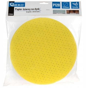 Brusni papir za disk - disk s rupama 225 mm P120 /žirafa/ (10/100/500)