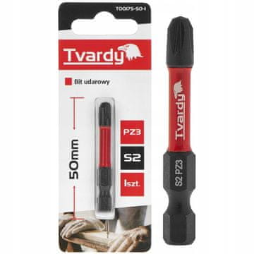 BIT udarni bit 50 mm PZ3 čelični vrh S2 za odvijač