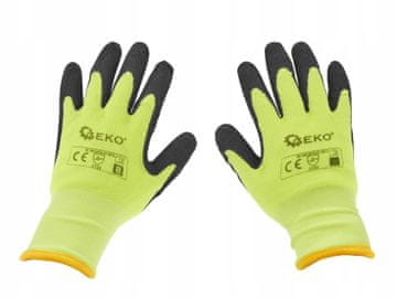 Fluorescentne zimske izolirane radne rukavice veličina 11