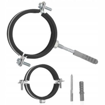 Metalna stezaljka s gumom za cijevi od 3" 87-92 mm
