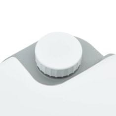 Vidaxl Kamperski WC Siva i bijela 41,5 x 36,5 x 37,5 cm Polietilen