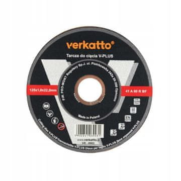 Kwazar V-plus rezna ploča 125 x 1,0 mm 10 kom