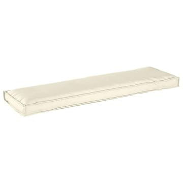 Vidaxl Jastuk Krema 140 x 40 x 8 cm Oxford tkanina