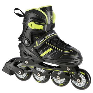 Nils Extreme NH18191 2w1 crno-limunski koturaljke s izmjenjivom hokejskom pločom NILS EXTREME - 5907695591392
