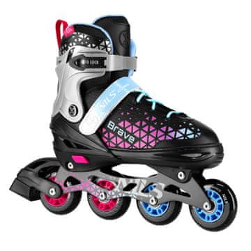 Nils Extreme NH18190A SET KLIZALJKI ZA ROLE/HOKEJ 4U1 BRAVE PINK VELIČINA S (29-33)
