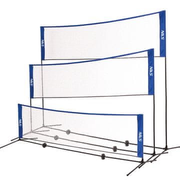 NILS NT7111 3u1 višenamjenska mreža za badminton + tenis + odbojku s potpunom zaštitom