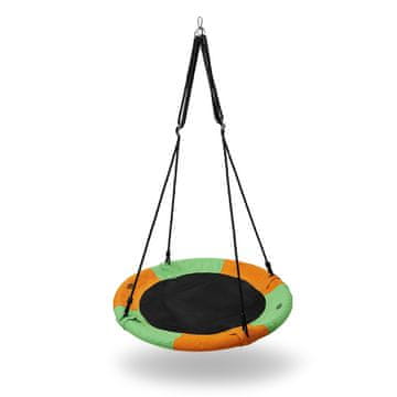 NILS CAMP NB5003 ljuljačka rodino gnijezdo narančasto zelena DIA.90 CM nils
