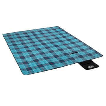 NILS NC8002 PLAVA KARIRANA PODLOGA ZA PIKNIK 250x200 PE ALU CAMP