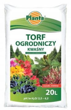 Planta Kiseli vrtni treset za borovnice 20 l
