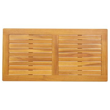 Vidaxl Gornji dio stola Prirodna nafta 100 x 50 x 2 cm