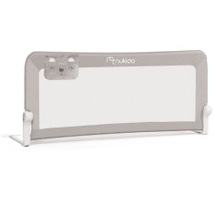 Nukido Zaštitna ograda za krevet 150 x 66 x 35 cm siva