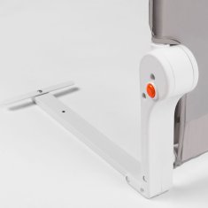 Nukido Zaštitna ograda za krevet 150 x 66 x 35 cm siva