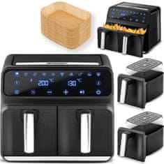 Berdsen Friteza na vrući zrak BD-653, crna i srebrna