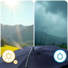 Plonos Sklopivi vrtni suncobran, 8 segmenata, 350 cm, s navlakom, PL-881