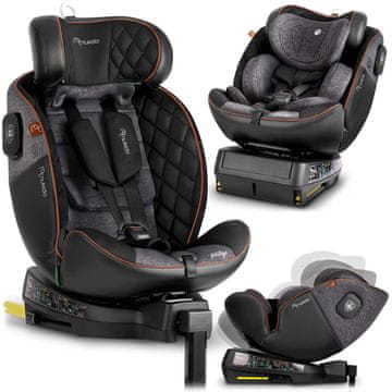 Nukido Prestige Line crno-siva autosjedalica 0-36 kg ISOFIX