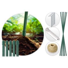 Plonos Vrtni tunel 2,5 x 4 m (10 m2) bijeli